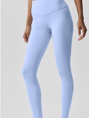 ALO Yoga High-Waist Airbrush Legging - Light Provence Blue NEW XS